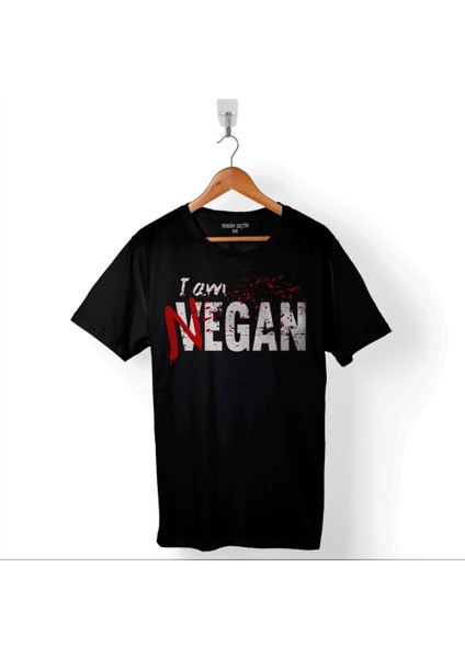 I Am Negan The Walking Dead Yürüyen Ölüler Baskılı Tişört T-Shirt