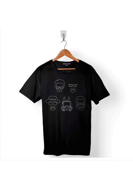 Breaking Bad Heisenberg Br Ba Brom Baryum Baskılı Tişört T-Shirt