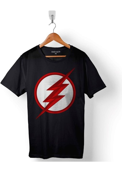 The Flash Logo Baskılı Tişört T-Shirt