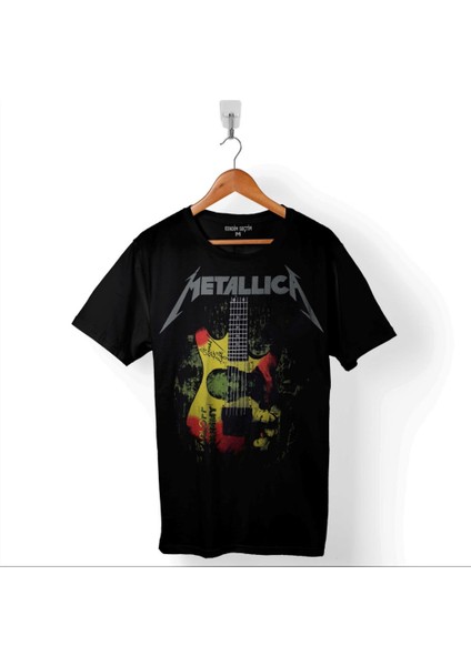 Metallica Kirk Ouija Board Guitar Rock Gitar Baskılı Tişört T-Shirt