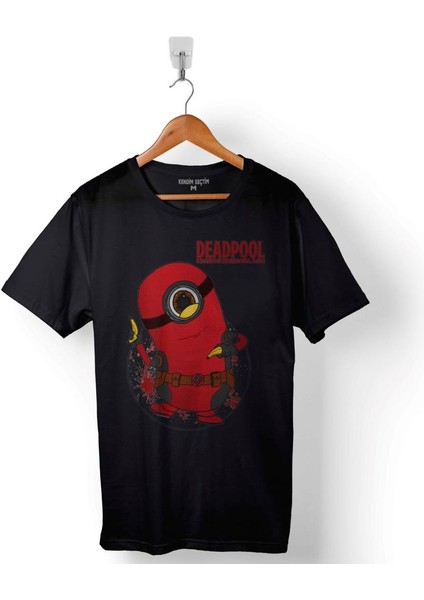 Deadpool Minion Minyonlar Baskılı Tişört T-Shirt