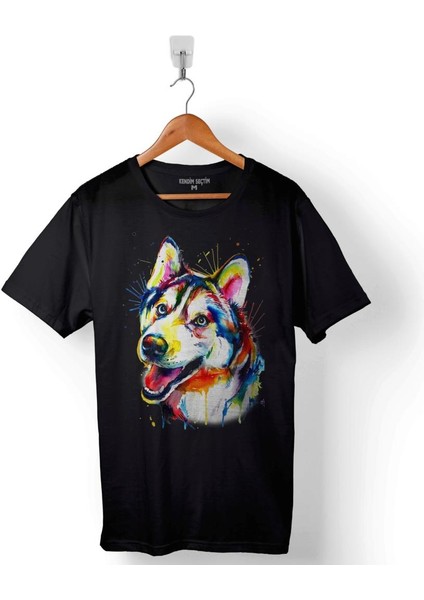 German Shepherd Alman Kurdu Çoban Köpeği Baskılı Tişört T-Shirt