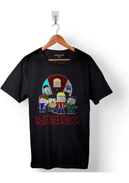 Roblox Video Game Mmog Baskılı Tişört T-Shirt