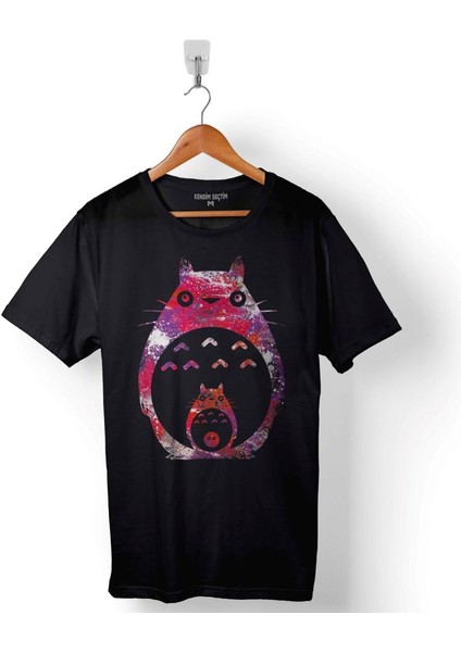 Totoro My Neighbor Owl Baykuş Fıshing Baskılı Tişört T-Shirt