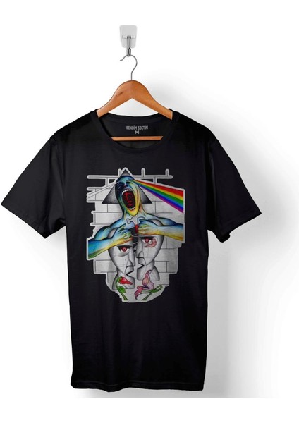 Pink Floyd Logo Comfortably Numb Baskılı Tişört T-Shirt