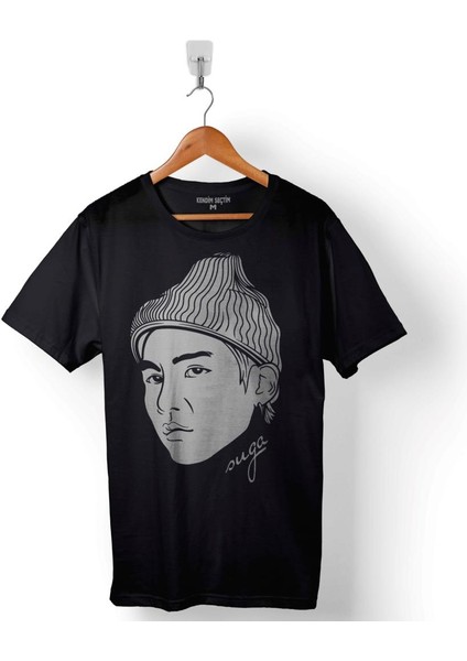 Bts Bangtan Boys Read Suga Logo Baskılı Tişört T-Shirt