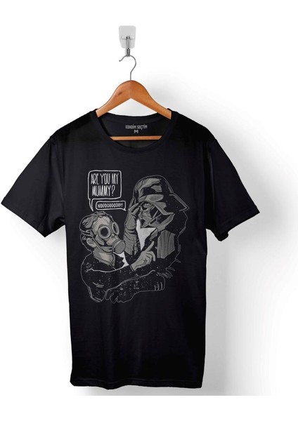 Star Wars Are You My Mummy Super Vader Baskılı Tişört T-Shirt