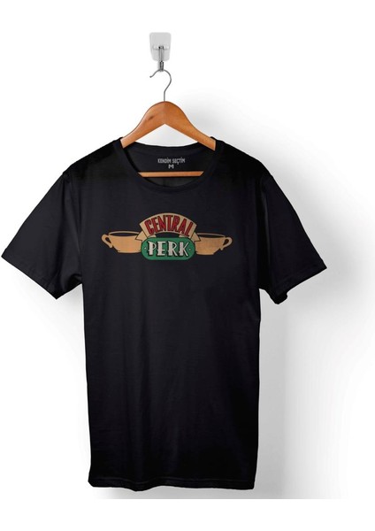 Central Perk The Friends A Place Where Meet Logo Baskılı Tişört T-Shirt