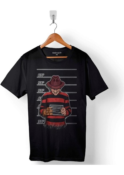 Freddy Krueger Olağan Şüpheliler Baskılı Tişört T-Shirt