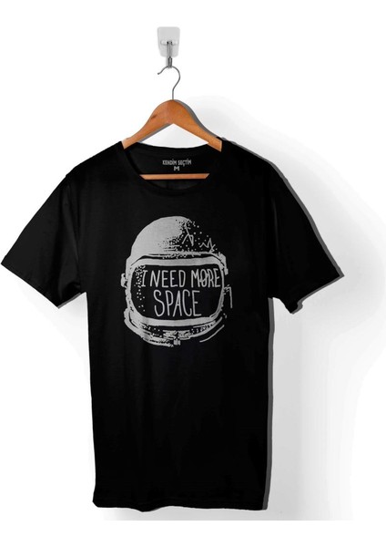 I Need More Space Astronot Uzay Cosmos Gezegen Baskılı Tişört Unisex T-Shirt