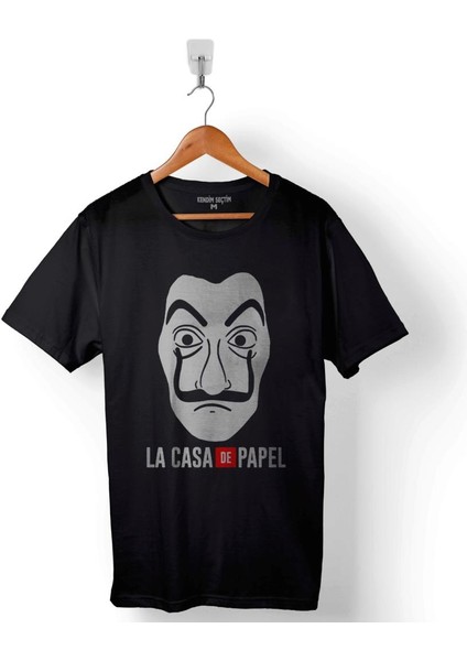 La Casa De Papel Lacasa Logo Baskılı Tişört Unisex T-Shirt