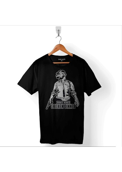 Playerunknown's Battlegrounds Pubg Baskılı Tişört Unisex T-Shirt