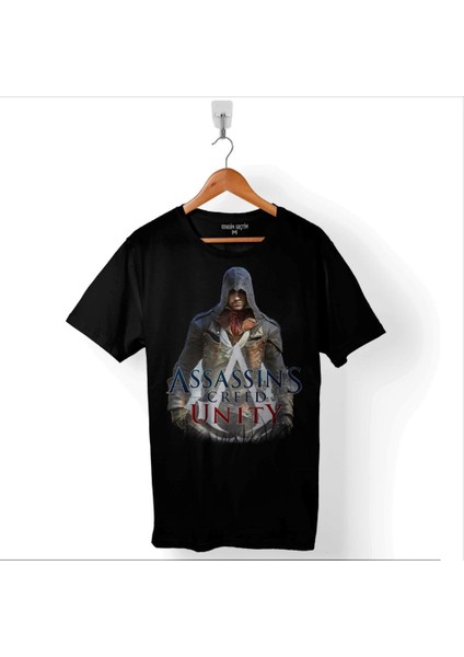 Assassins Assassin's Creed Unıty 4 5 Iv Baskılı Tişört Unisex T-Shirt