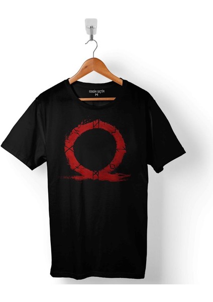 God Of War Logo Baskılı Tişört Unisex T-Shirt