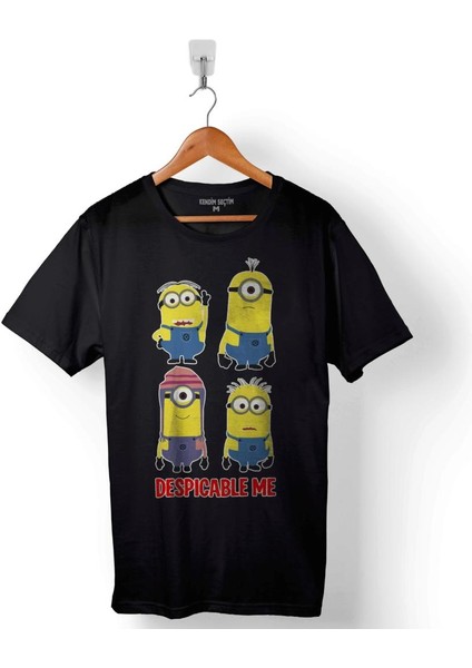 Minyonlar Mınnions Despicable Me Baskılı Tişört Unisex T-Shirt