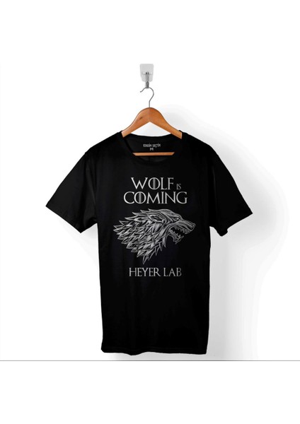 Game Of Thrones House Stark Wolf Is Coming Baskılı Tişört Unisex T-Shirt