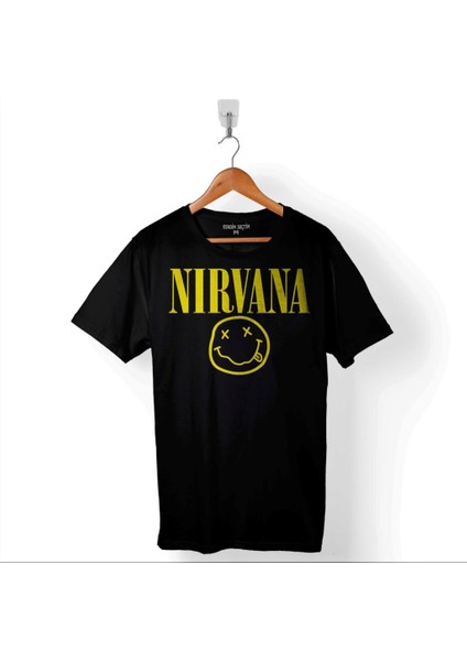 Nirvana Hanson Müzik Grubu Logo Nirvana Music Grou Baskılı Tişört Unisex T-Shirt