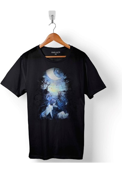 Alces Ecaılles De Lune Baskılı Tişört T-Shirt