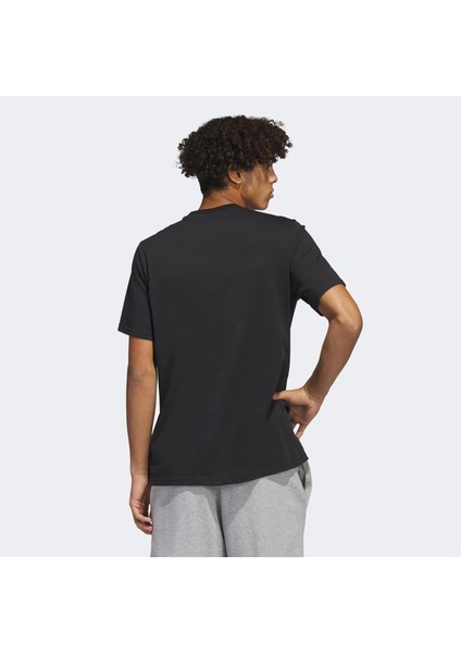 Logo Pen Fill - Sportswear Graphic Erkek Siyah T-SHIRT-HS2513 modelleri