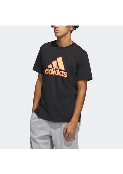 Logo Pen Fill - Sportswear Graphic Erkek Siyah T-SHIRT-HS2513 fırsatları