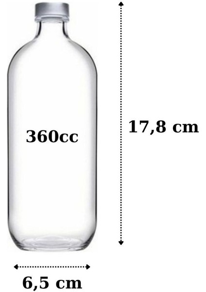 80401 Iconic Şişe 360 cc 6 Adet