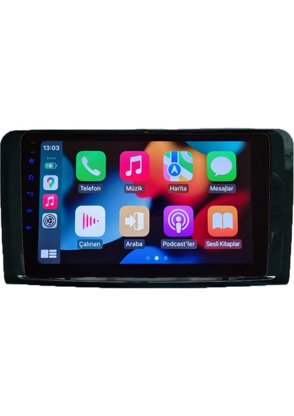 Mercedes Benz ml 2006-2011 Android Sürüm 13 Kablosuz Carplay Navigasyon Multimedya 9 Inç Ekran 2gb Ram 32GB Rom Hafıza fiyatları