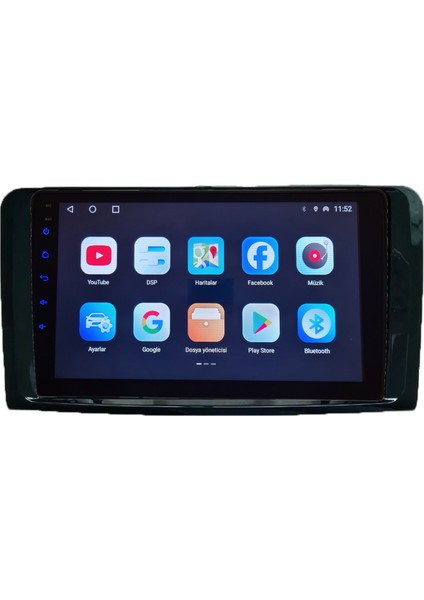 Mercedes Benz ml 2006-2011 Android Sürüm 13 Kablosuz Carplay Navigasyon Multimedya 9 Inç Ekran 2gb Ram 32GB Rom Hafıza modelleri