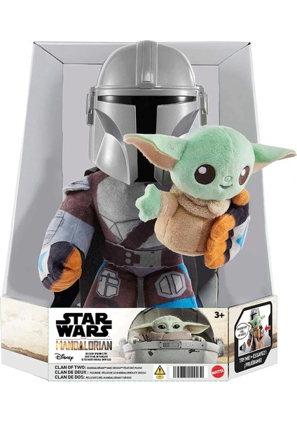 Mandalorian Sesli Pelüş Figür HNT52