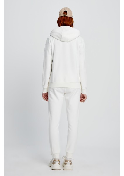Kadın Kapüşonlu Sweatshirt EF038-ECR