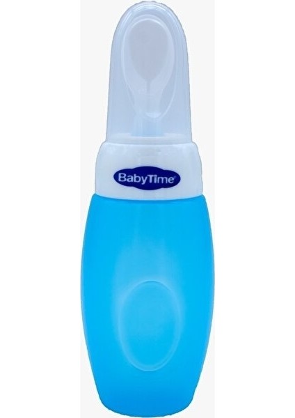 Kaşıklı Mama Biberonu Mavi BT086