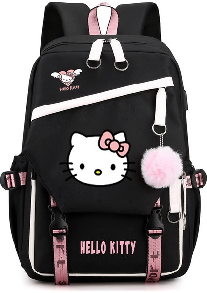 Hello Kitty Okul Çocuk Sırt Ilkokul Öğrencileri Üçüncü Ila Altıncı Sınıf Erkek ve Kadın Ortaokul Öğrencileri Üniversite Kampüsü Sırt Çantası (Yurt Dışından)