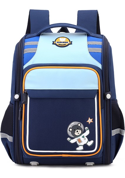 Ilkokul Öğrencilerinin Okul Tek Parça Yük Azaltıcı Sırt Hafif Erkek ve Kız Çocuk Karikatür Sevimli Sırt Çantası (Yurt Dışından)