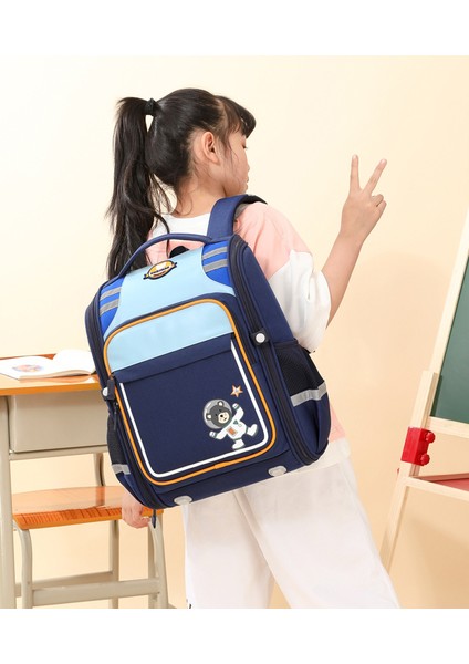 Ilkokul Öğrencilerinin Okul Tek Parça Yük Azaltıcı Sırt Hafif Erkek ve Kız Çocuk Karikatür Sevimli Sırt Çantası (Yurt Dışından) modelleri