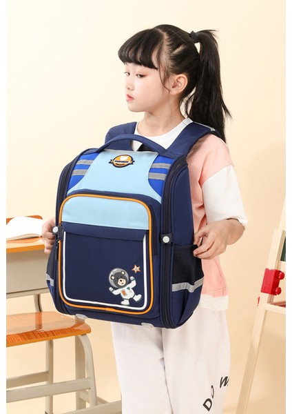 Ilkokul Öğrencilerinin Okul Tek Parça Yük Azaltıcı Sırt Hafif Erkek ve Kız Çocuk Karikatür Sevimli Sırt Çantası (Yurt Dışından) fırsatları