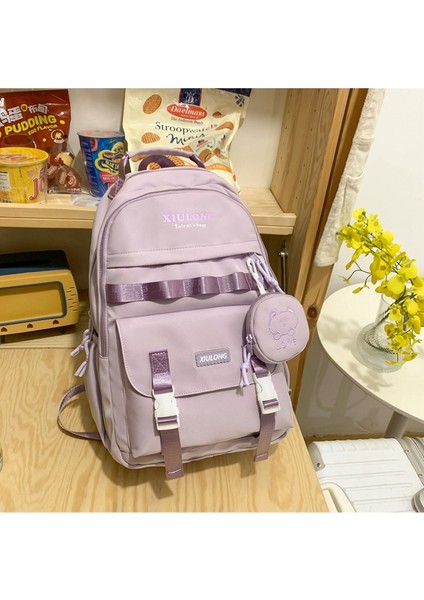 Okul Okul Kız Öğrenci Moda Kız Sevimli Sırt Küçük Taze Ortaokul Öğrencisi Sırt Çantası (Yurt Dışından) modelleri
