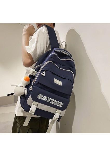 Okul Kadın Orta ve Lise Öğrencileri Büyük Kapasiteli Sırt Orta Okul Öğrencileri Rahat Alfabe Trendi Sırt Çantası (Yurt Dışından) fiyatları