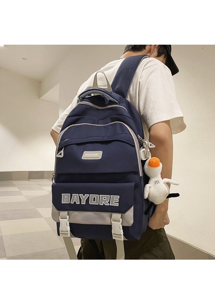 Okul Kadın Orta ve Lise Öğrencileri Büyük Kapasiteli Sırt Orta Okul Öğrencileri Rahat Alfabe Trendi Sırt Çantası (Yurt Dışından) modelleri