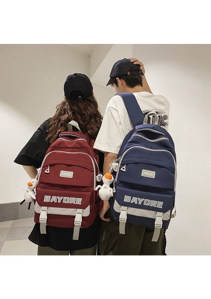 Okul Kadın Orta ve Lise Öğrencileri Büyük Kapasiteli Sırt Orta Okul Öğrencileri Rahat Alfabe Trendi Sırt Çantası (Yurt Dışından) indirimleri