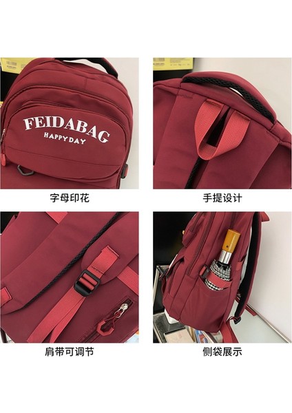 Okul Kız Ortaokul Lisesi Sırt Üniversite Öğrencisi Çift Omuz Çantası (Yurt Dışından) fırsatları