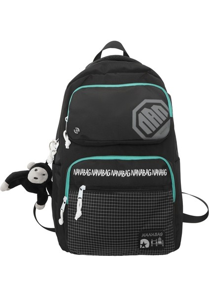 Moda Kadın Hafif Moda Marka Sırt Renk Kontrastı Okul Erkek Ortaokul Öğrencisi Lise Öğrencisi Niş Tasarım Sırt Çantası (Yurt Dışından)