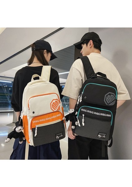 Moda Kadın Hafif Moda Marka Sırt Renk Kontrastı Okul Erkek Ortaokul Öğrencisi Lise Öğrencisi Niş Tasarım Sırt Çantası (Yurt Dışından) indirimleri