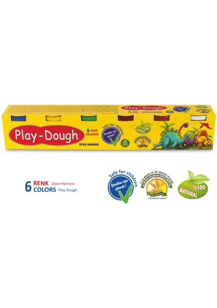 Play Dough Oyun Hamuru 6lı ERN-009