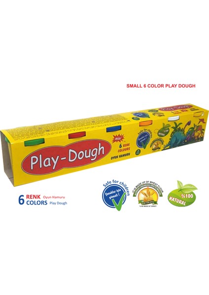 Play Dough Oyun Hamuru 6lı ERN-009