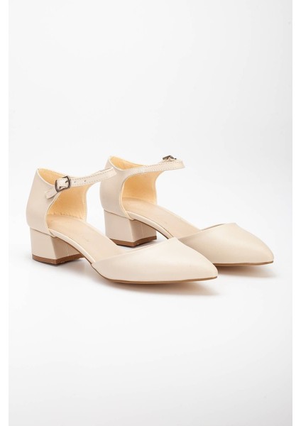 Jewel Kadın Topuklu Ayakkabı Ten Cilt modelleri