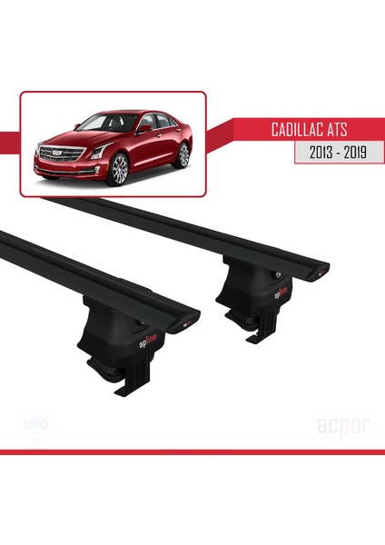 Cadillac Ats 2013-2019 Arası ile Uyumlu Ace-4 Ara Atkı Tavan Barı Siyah modelleri