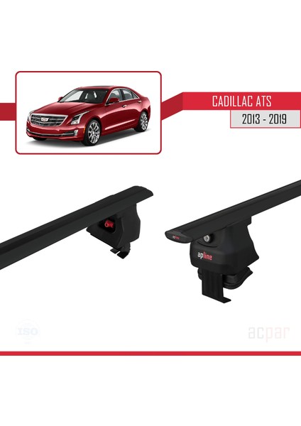 Cadillac Ats 2013-2019 Arası ile Uyumlu Ace-4 Ara Atkı Tavan Barı Siyah fırsatları