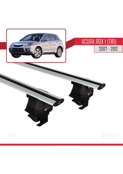 Acura Rdx I (Tb1) 2007-2012 Arası ile Uyumlu Ace-4 Ara Atkı Tavan Barı Gri modelleri