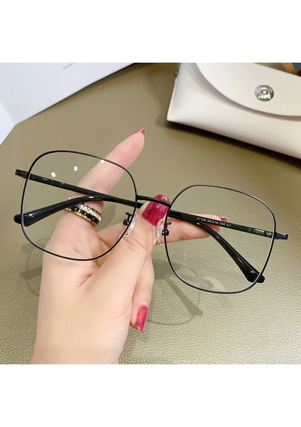 Mavi Işık Engelleme Oyun Gözlükleri UV400 Koruma Moda Tasarımcısı Metal Optik Bilgisayar Gözlük Parlama Önleyici Göz Yorgunluğu Erkekler KADINLAR-10012 (Yurt Dışından)