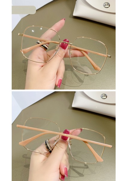 Mavi Işık Engelleme Oyun Gözlükleri UV400 Koruma Moda Tasarımcısı Metal Optik Bilgisayar Gözlük Parlama Önleyici Göz Yorgunluğu Erkekler KADINLAR-10012 (Yurt Dışından)