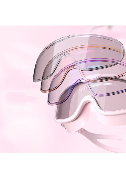 Yüzme Gözlüğü-Yetişkin Erkekler Kadınlar Için Yüzme Gözlüğü, Sızıntı Yok Anti-Uv Lens Şeffaf Görüş Su Geçirmez Gözlük-Pembe (Yurt Dışından) fırsatları
